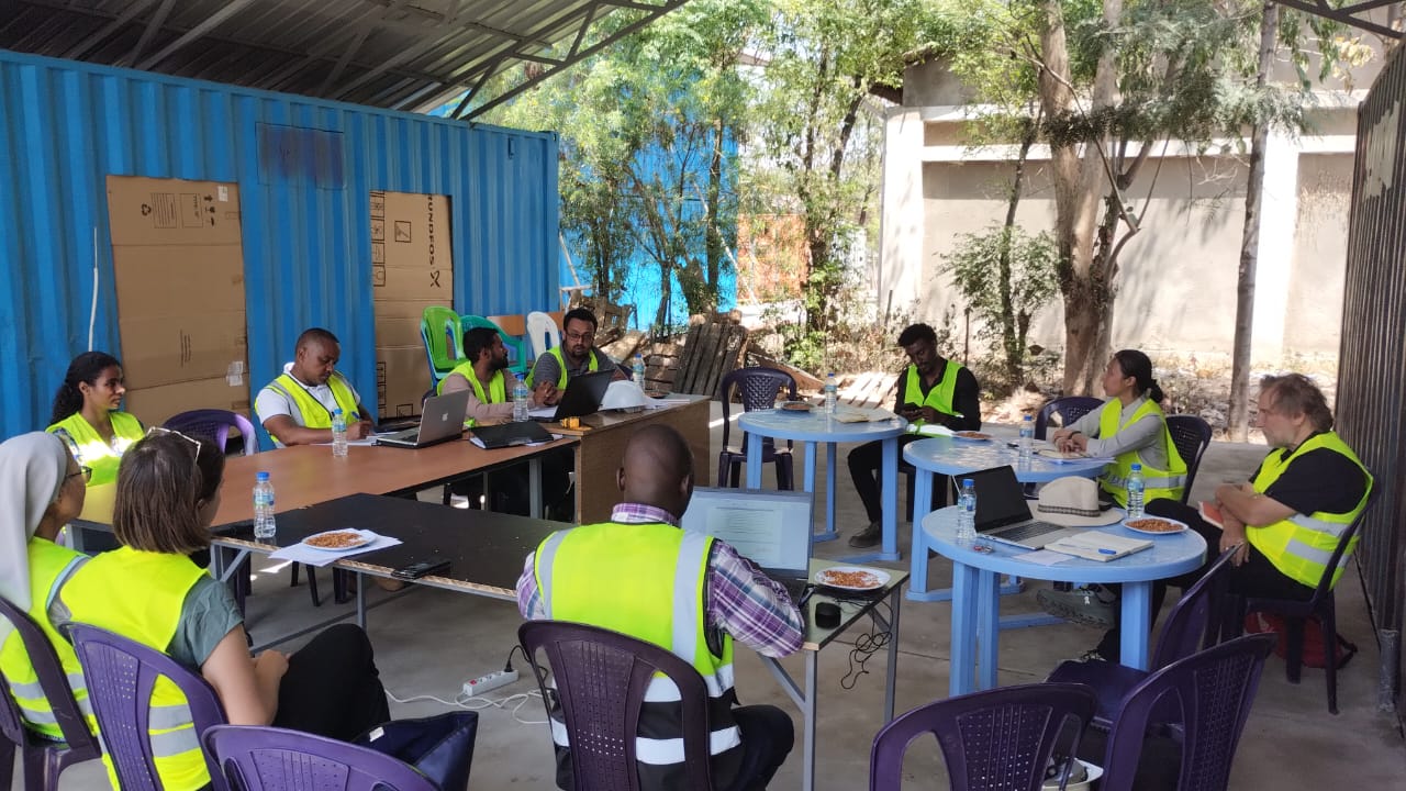 Site meeting, Bushulo Ethiopia